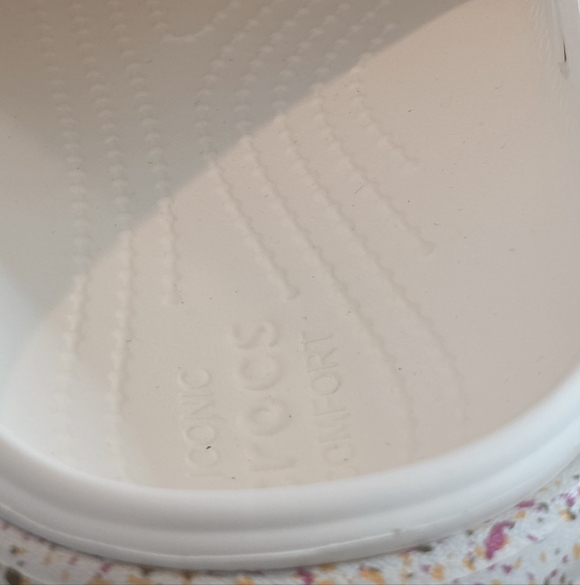 Crocs Hiker Xscape Festival Chalk/Orange Clog Shoe Size Men 5, Women 7 - Picture 6 of 7